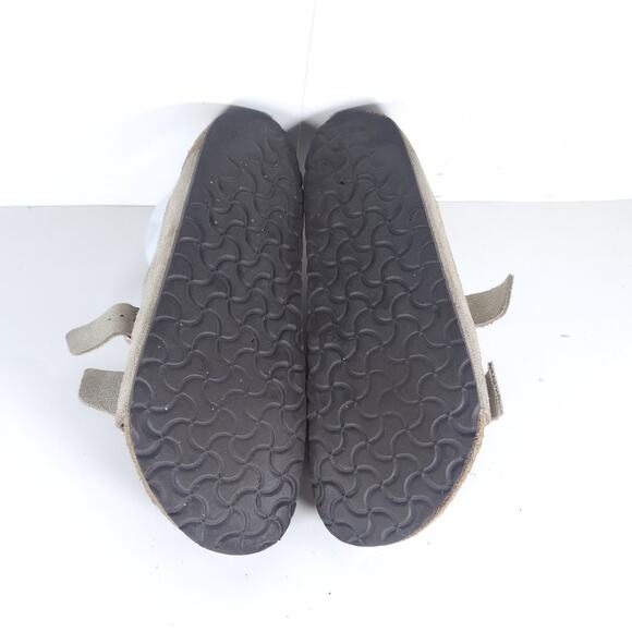 Birkenstock Men's Arizona EU43 US10 Taupe Suede 2 Strap Slide Sandals Shoes - Picture 9 of 16